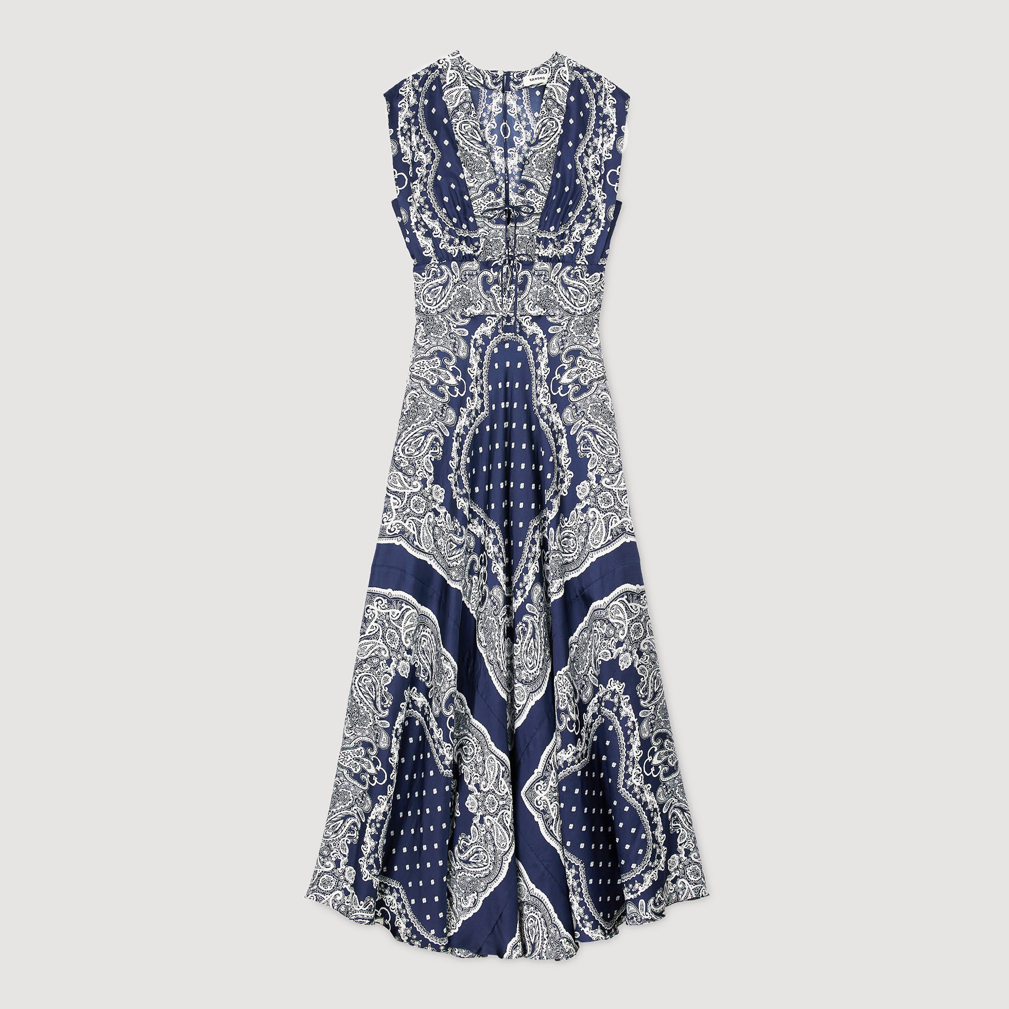 Bandana-print maxi dress