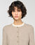 Cardigan with contrast collar