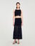 Long decorative knit skirt