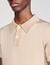 Short-sleeve knitted polo shirt
