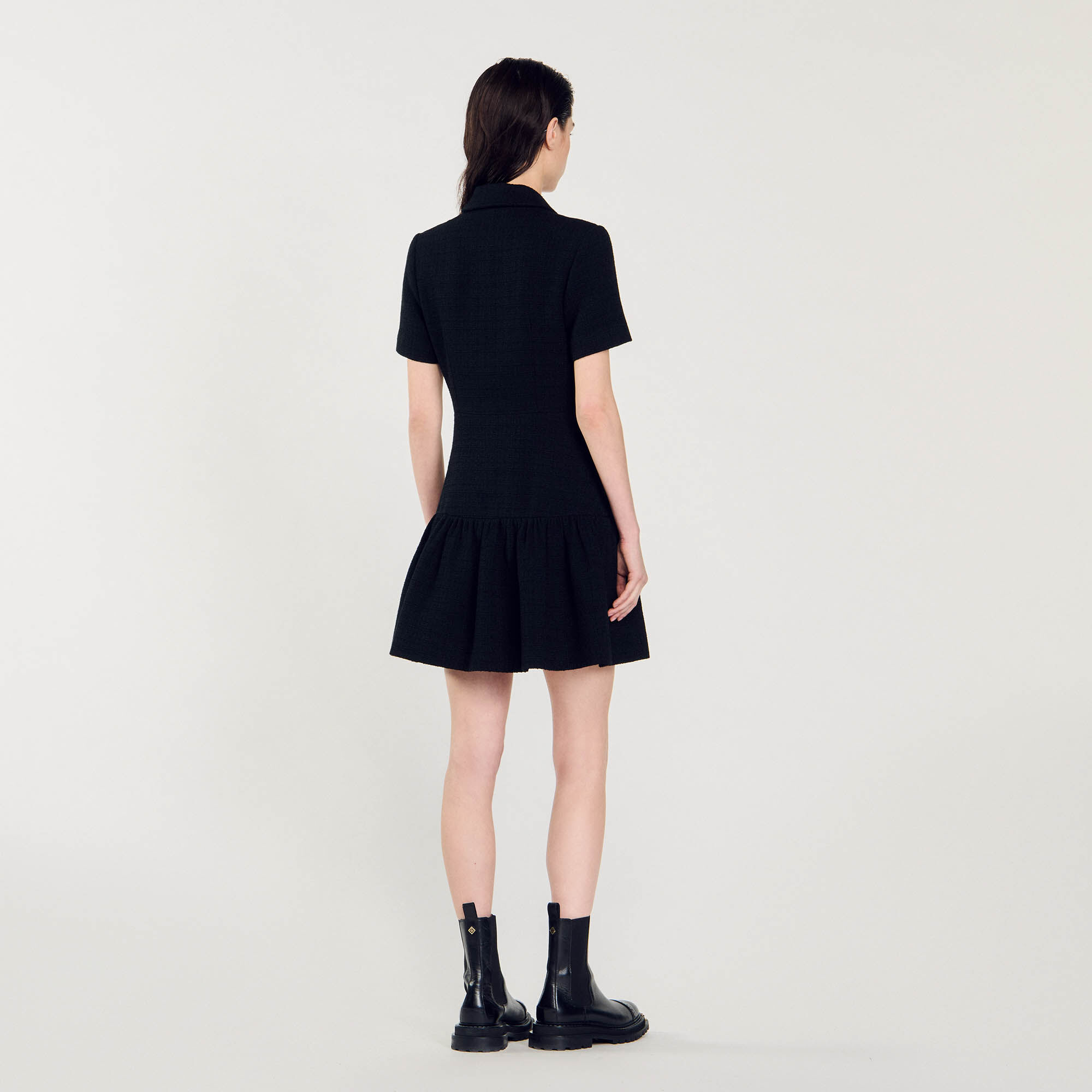 Short tweed dress