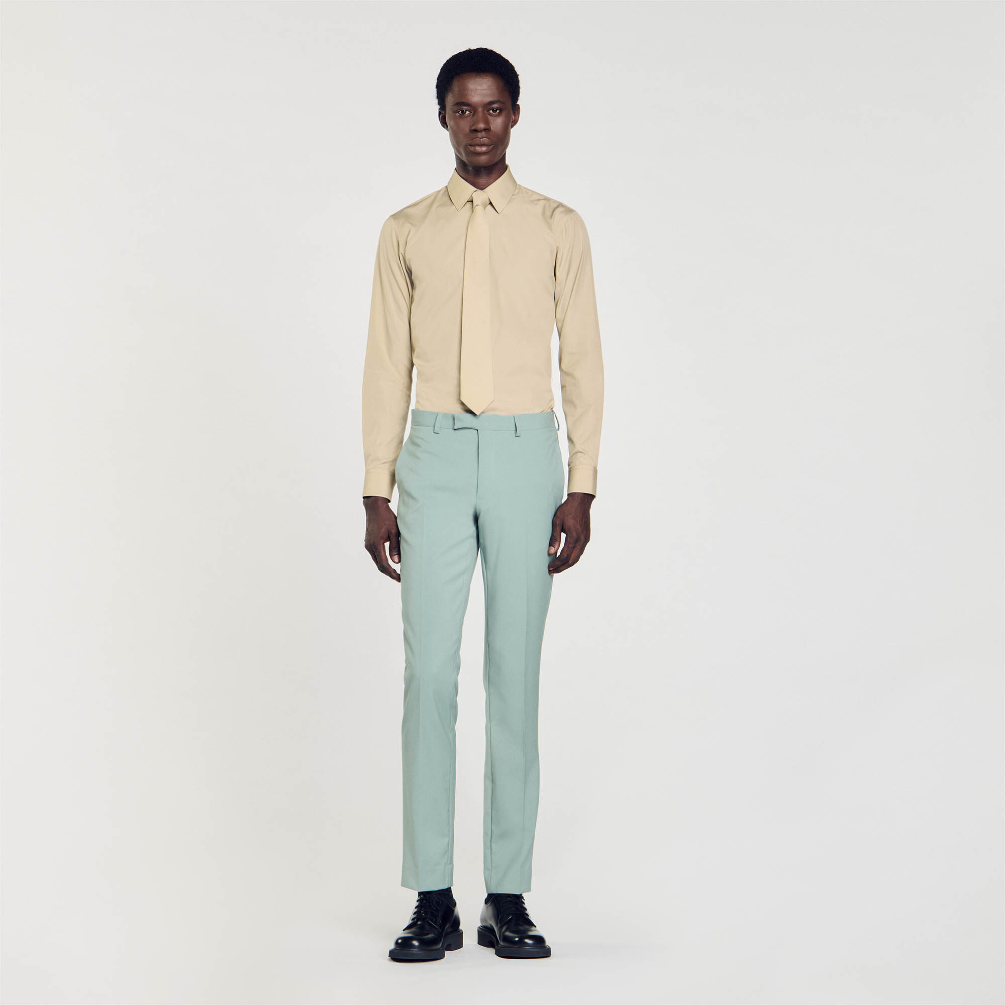 Sandro green suit deals