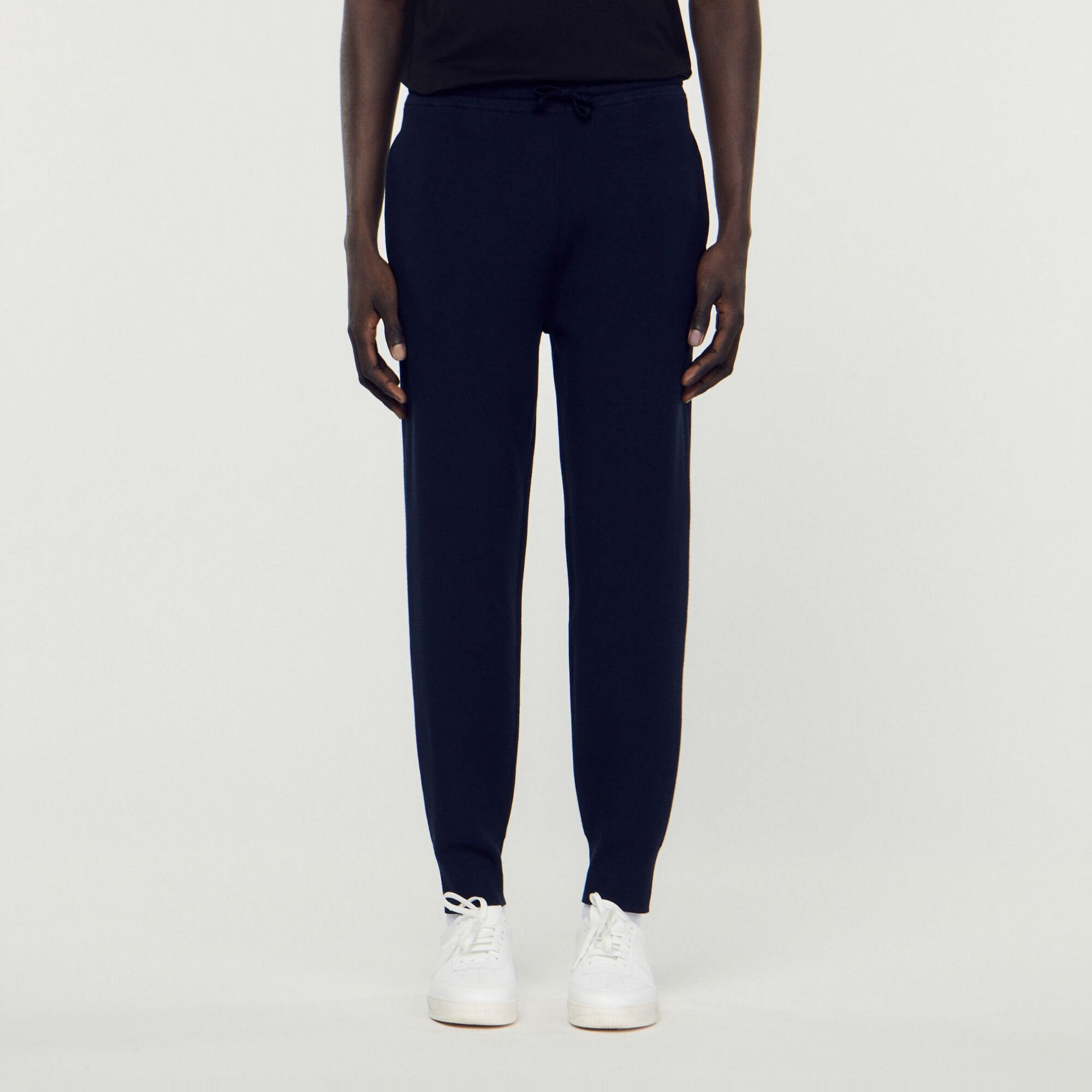 Knit jogging bottoms