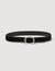 Wide leather belt