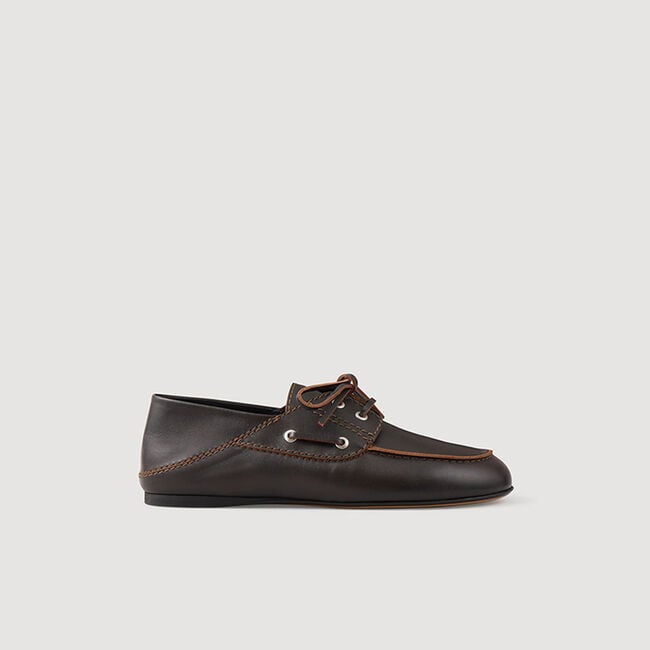 Leather loafers