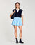 Two-tone wool and cashmere jumper