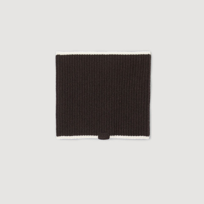 Ribbed knit neck warmer Ribbed knit neck warmer