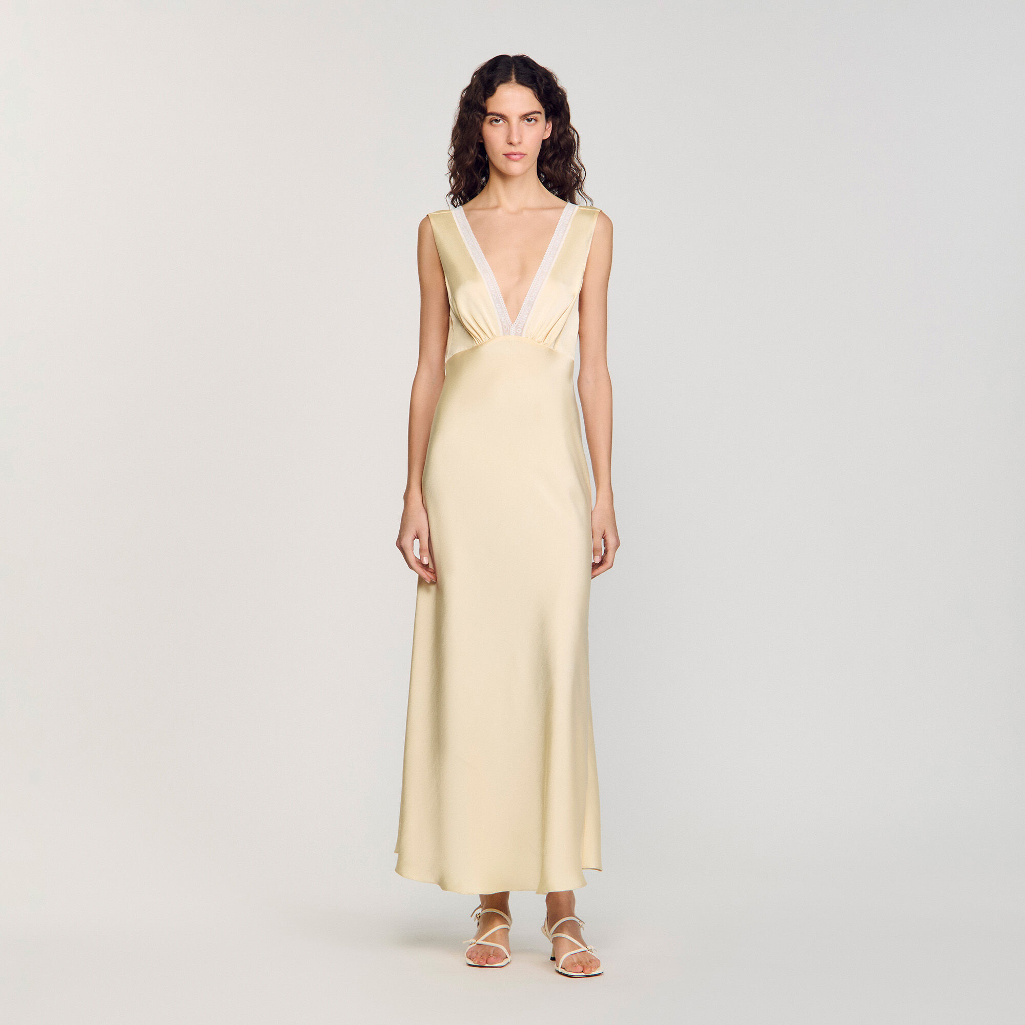 Dress with straps for women | Sandro Paris