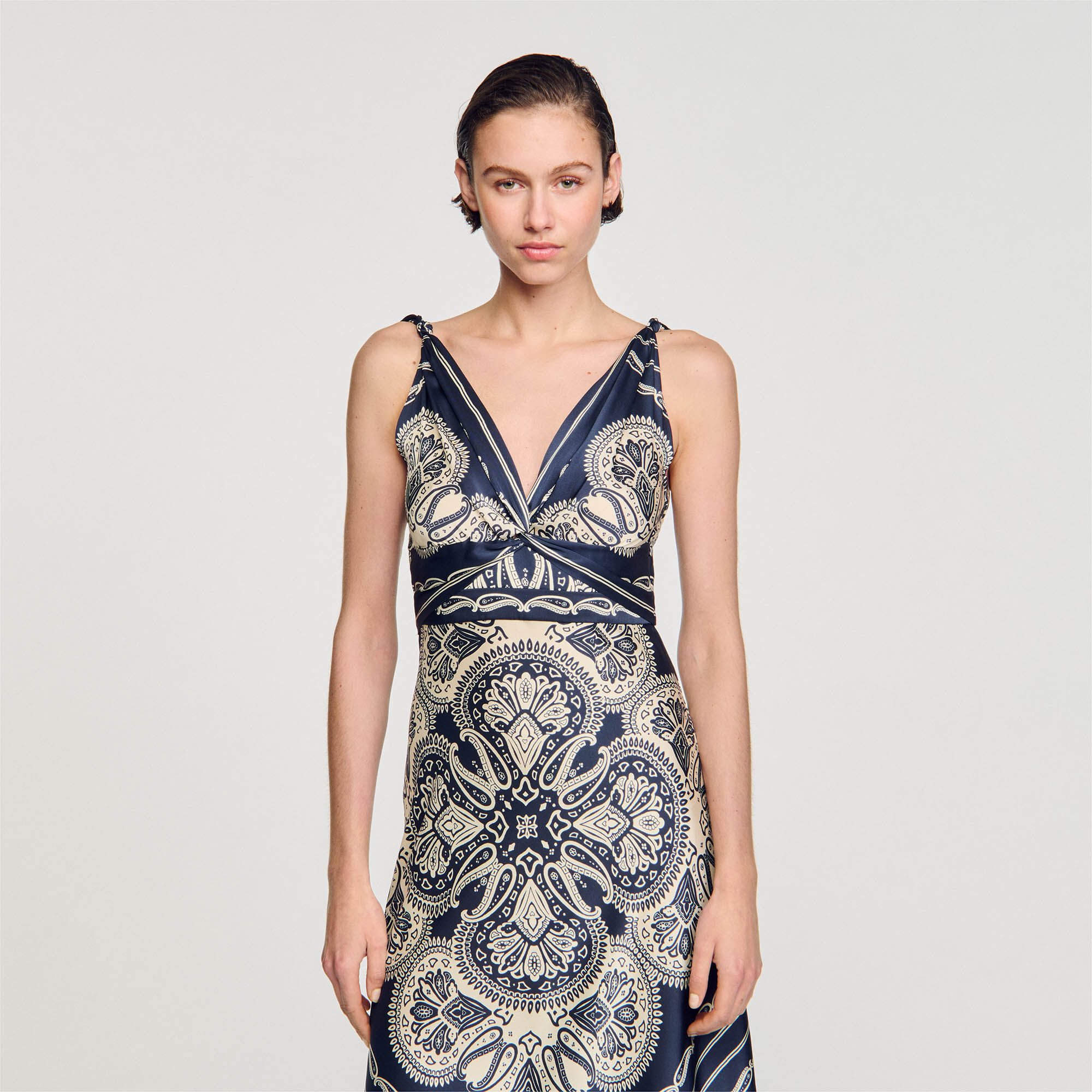 Patterned maxi dress