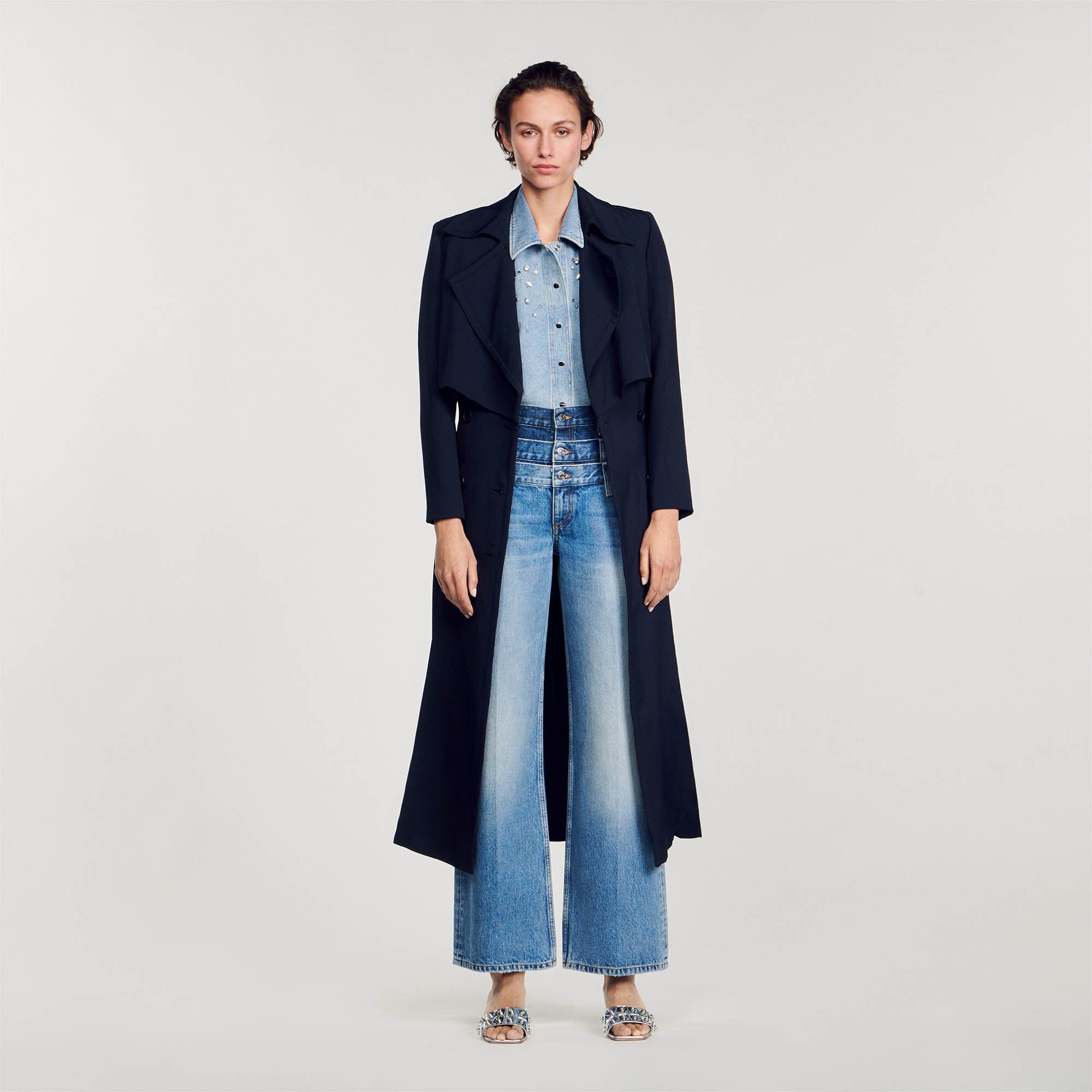 Triple waistband jeans