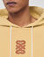 Leather patch sweatshirt
