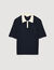 Two-tone polo shirt