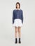 Rhinestone check shirt