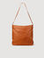 Grained leather shoulder bag