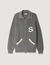 Wool cardigan with patch S