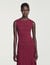 Pointelle knit maxi dress