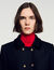 Mid-length coat with velvet collar - Women | Sandro