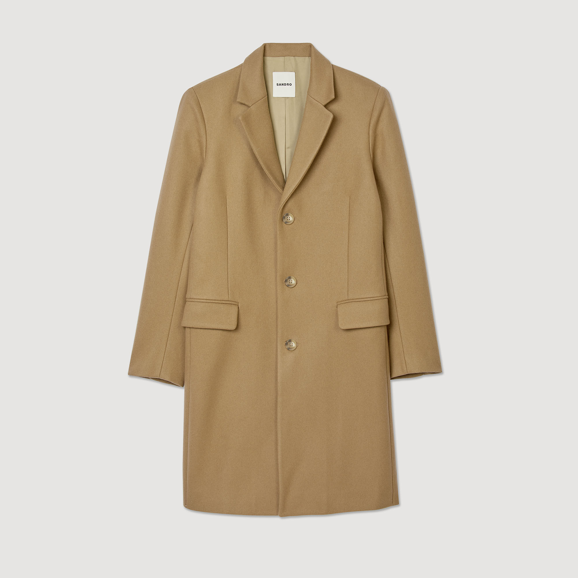 Sandro wool coat clearance