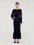 Rhinestone knit maxi dress