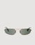 Oval metal sunglasses
