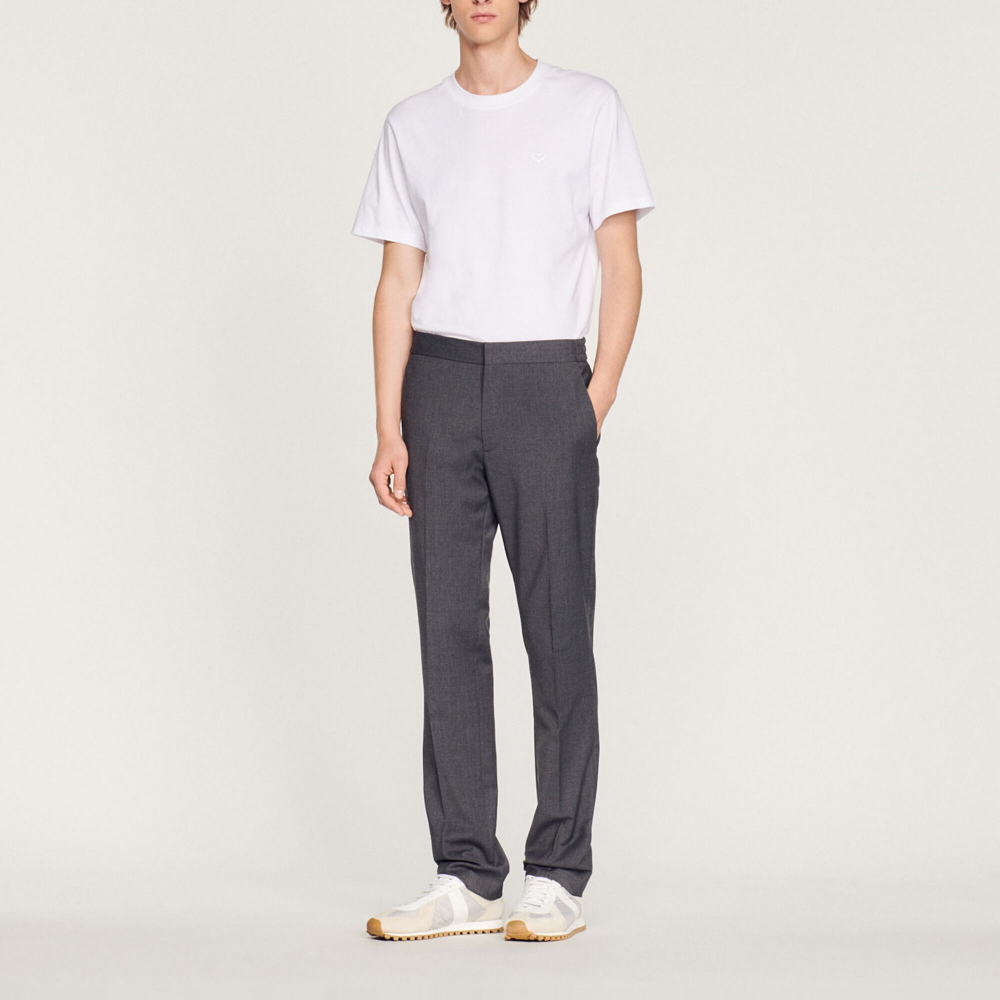Virgin wool trousers
