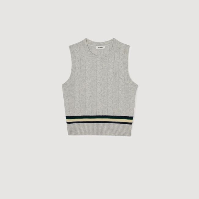 Sleeveless short jumper