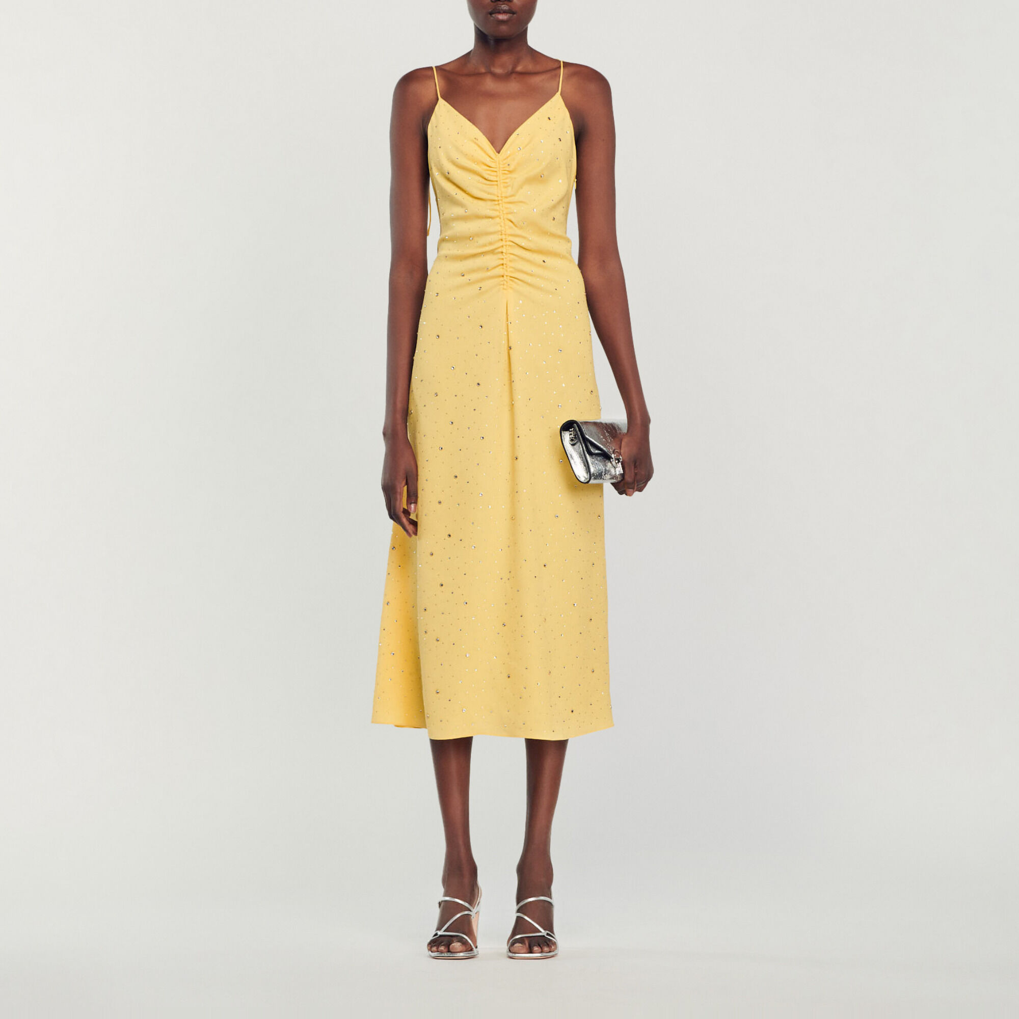 Sandro yellow dress outlet