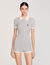Striped knit playsuit