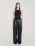 Embroidered vest top