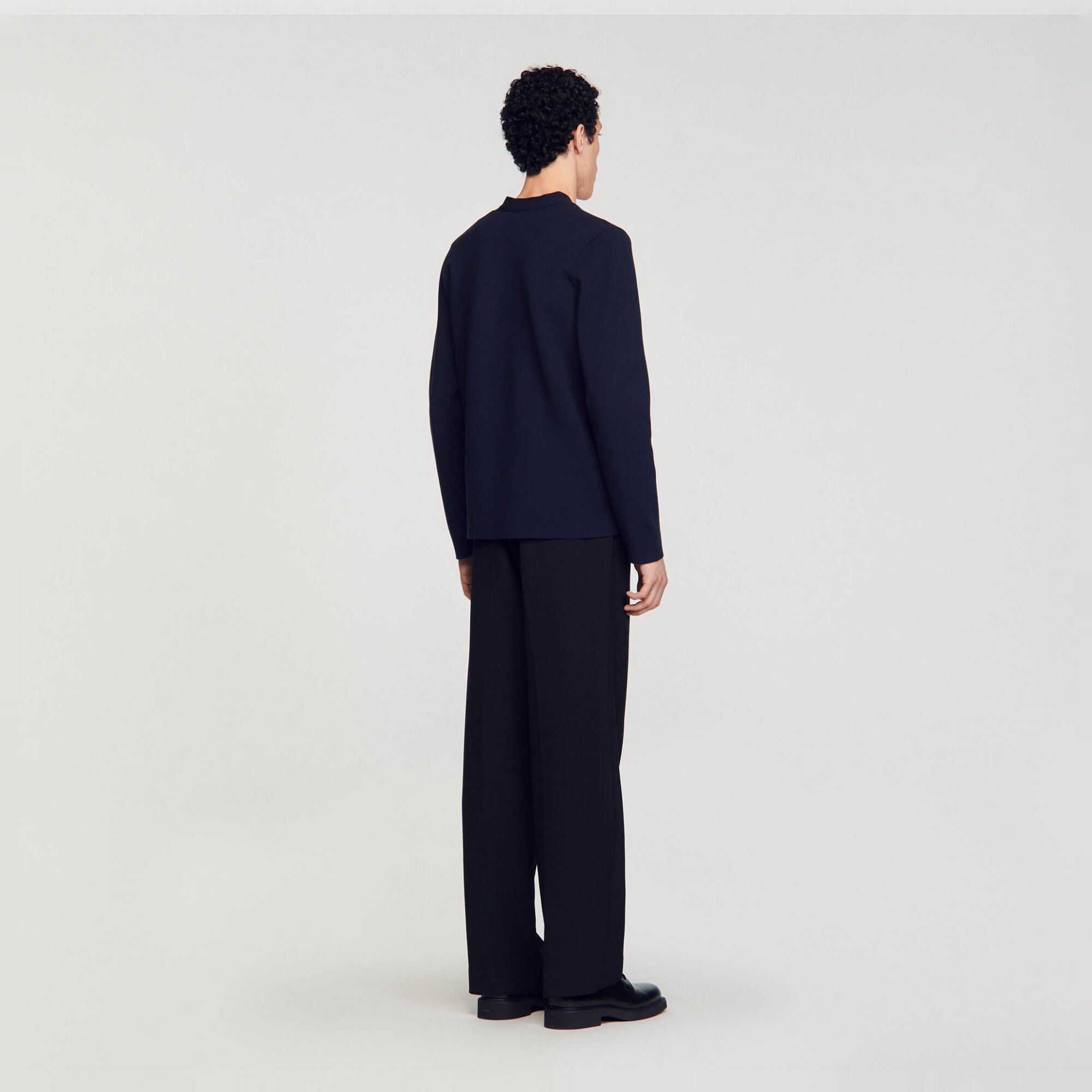 Jacquard floral cardigan