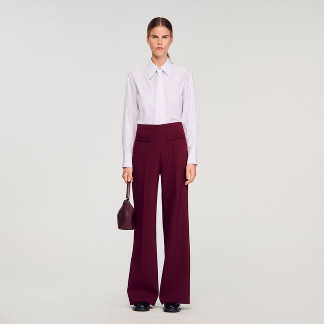 Wide-leg trousers