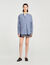 Rhinestone check shirt