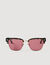 Acetate logo sunglasses