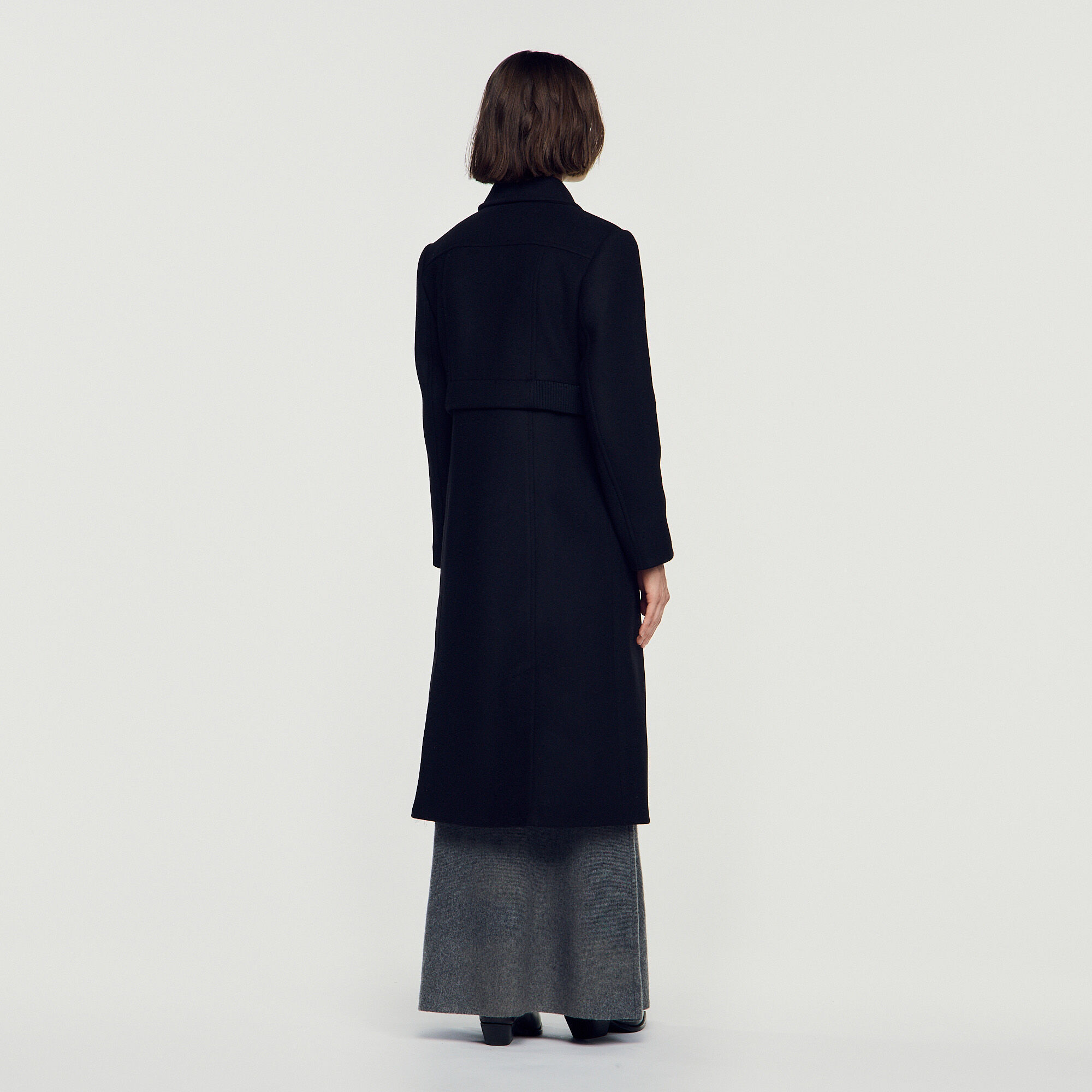 2-in-1 effect wool coat - Women | Sandro