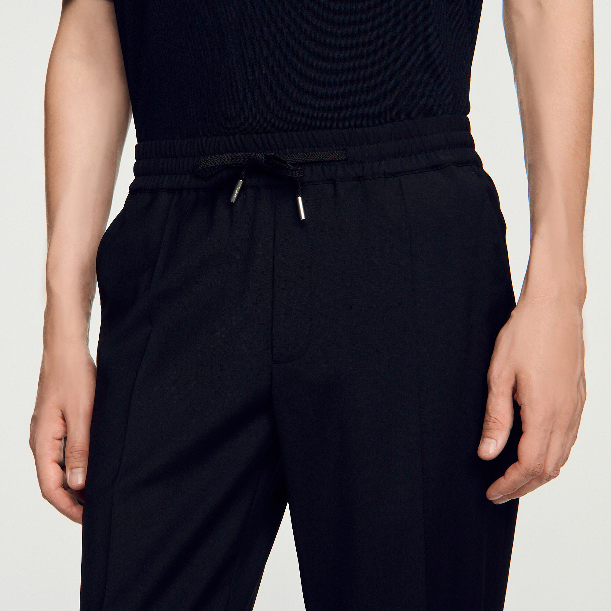 Elasticated straight-leg trousers - Men | Sandro