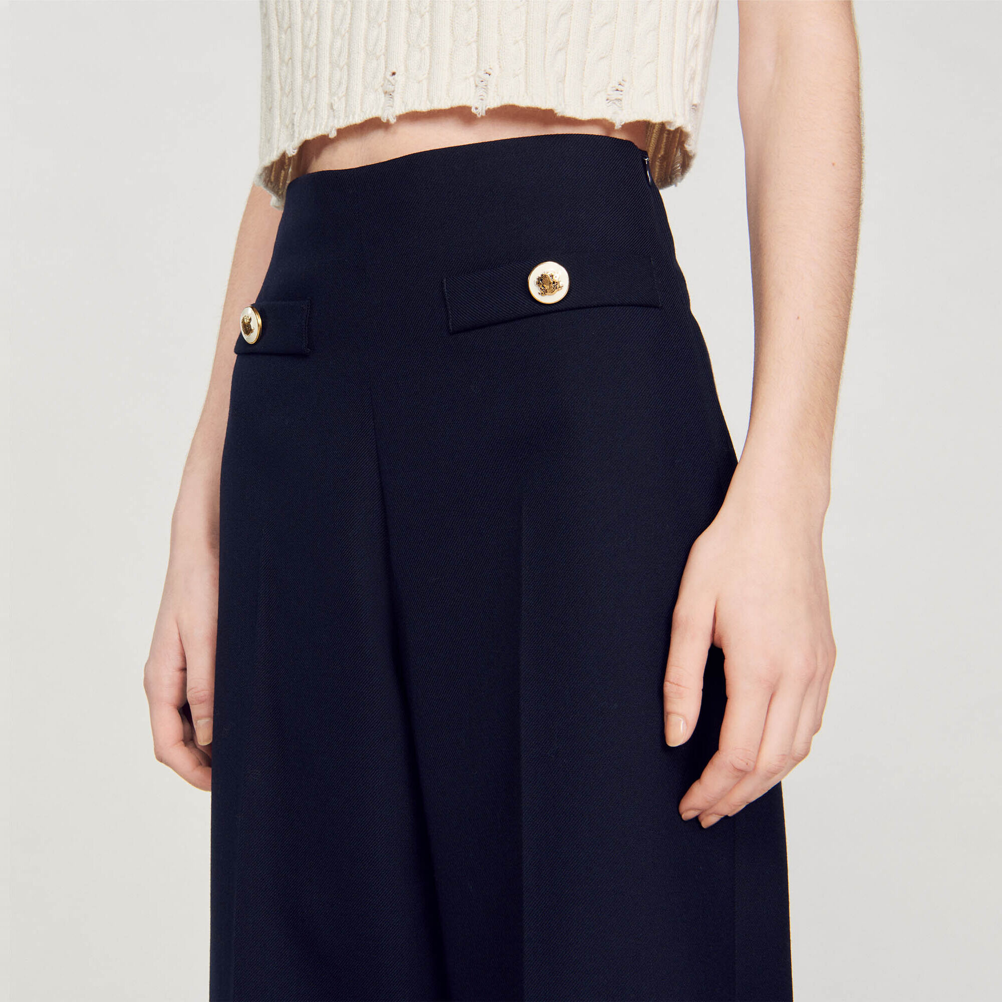 Wide-leg trousers