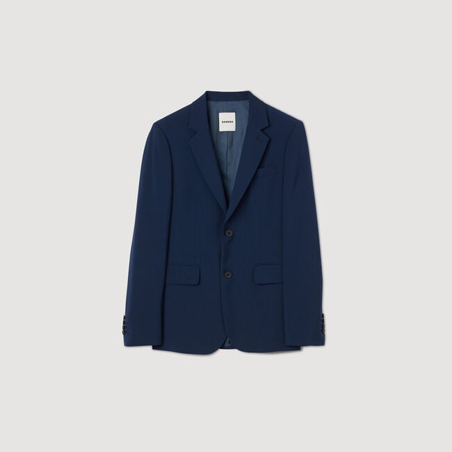 Virgin wool suit jacket