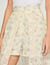Floral print maxi skort