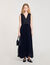 Pleated maxi dress