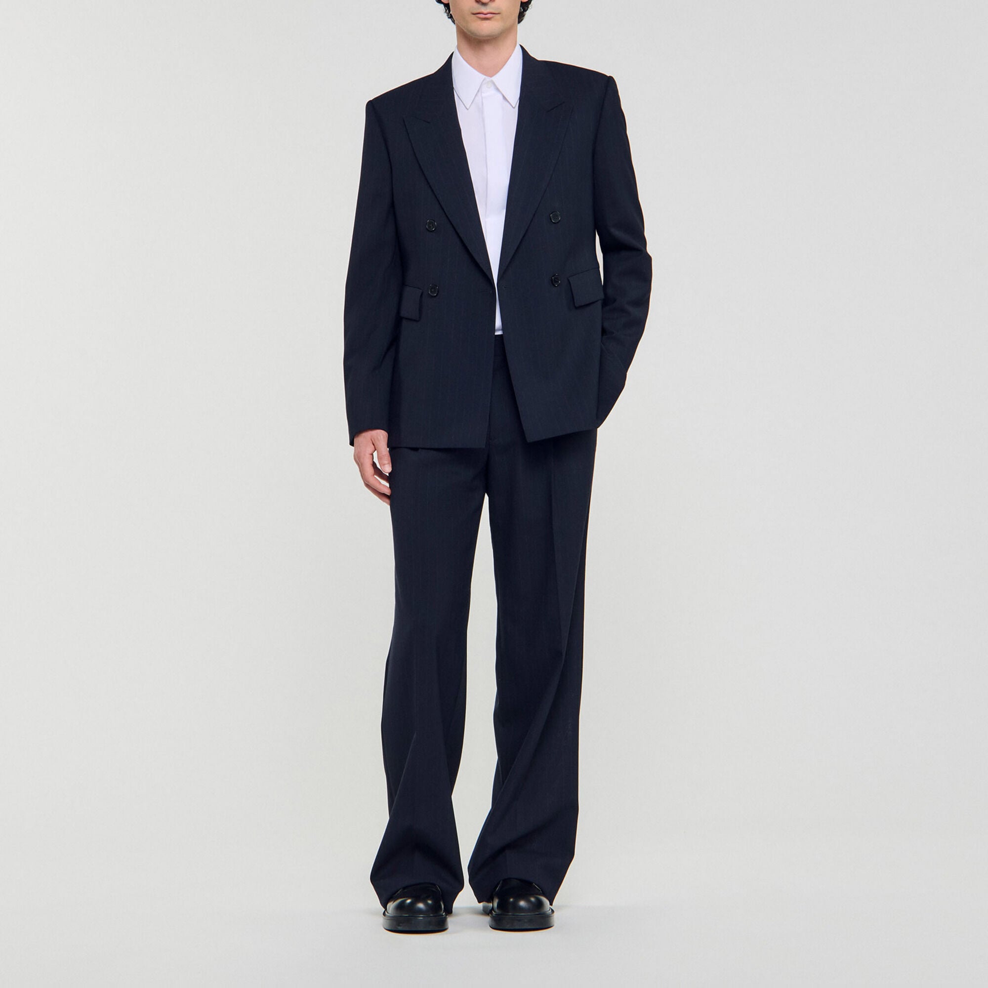 Double-breasted suit jacket - Men | Sandro