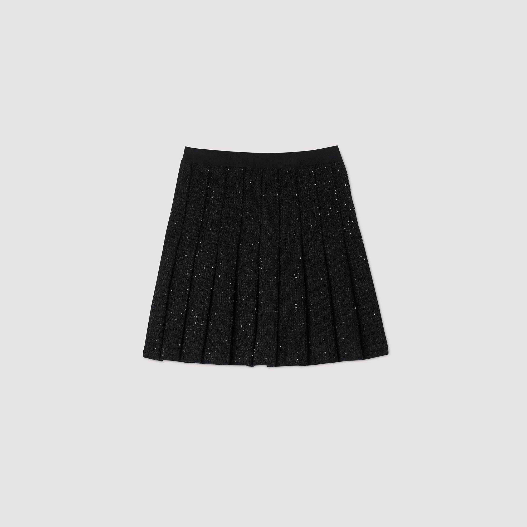 Short tweed pleated skirt Short tweed pleated skirt