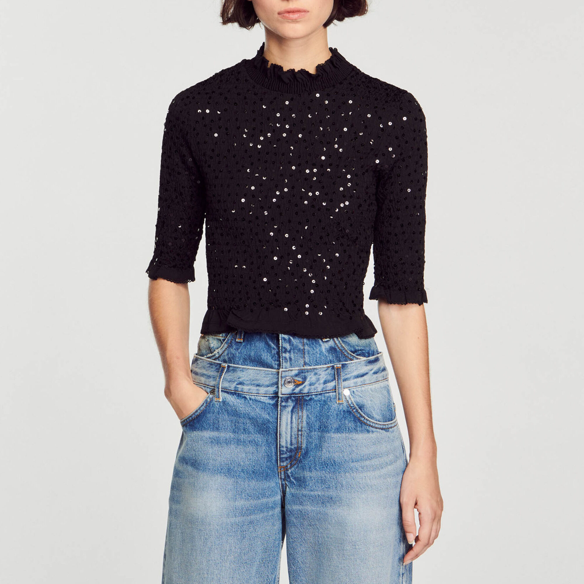 Sequin top