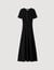 Ribbed knit maxi dress