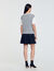 Dual-material knit jumper