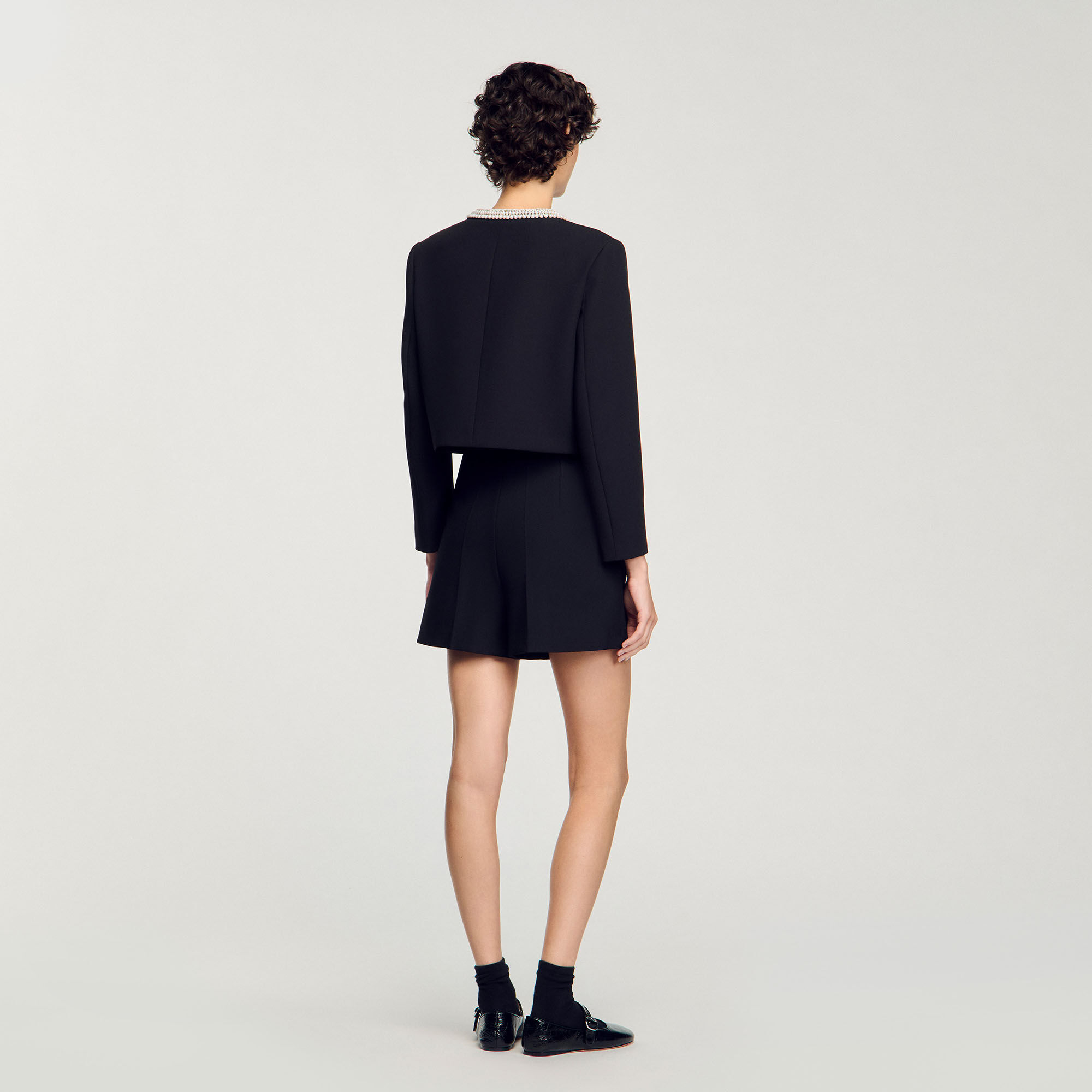 High-waisted shorts