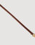 Slim leather belt