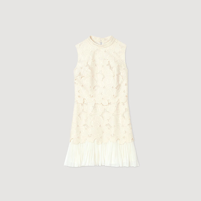 Short guipure dress