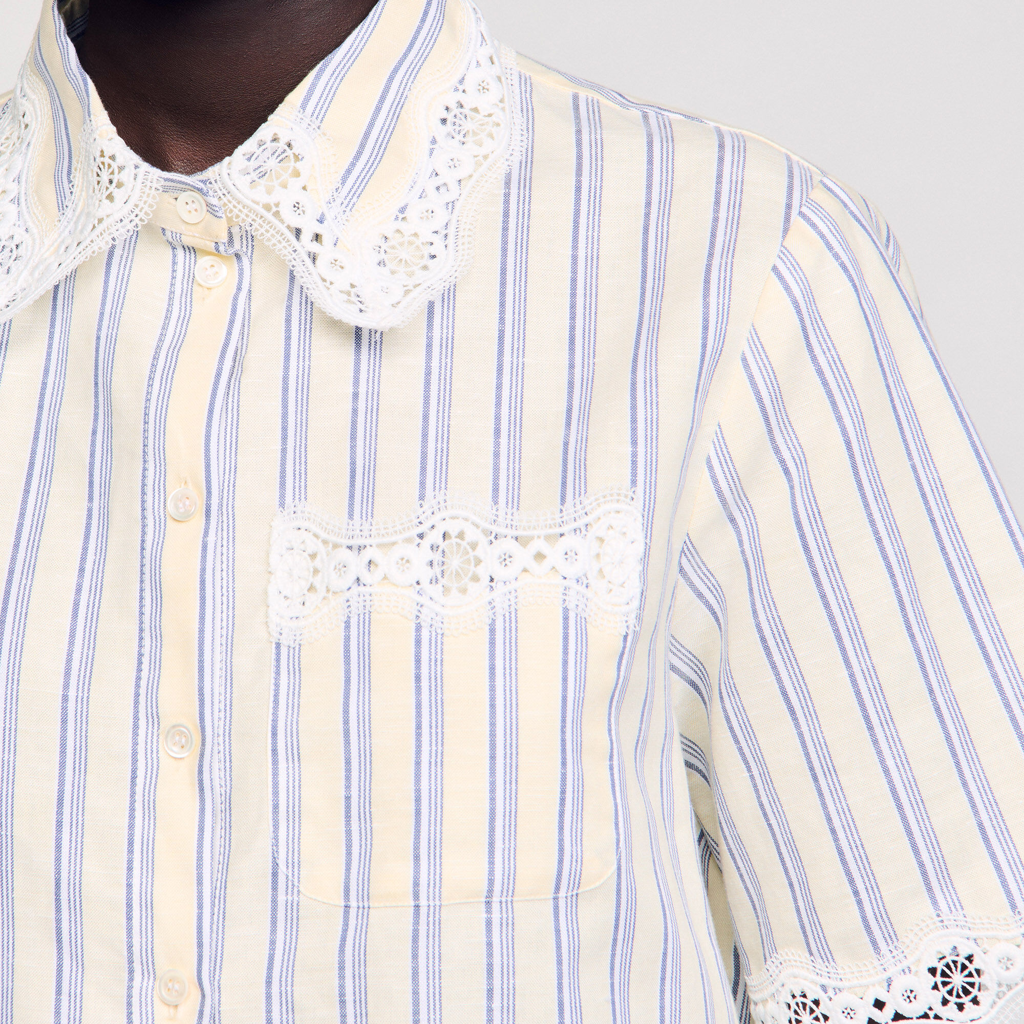 Eiffel シャツ　USED Harvard, Asymmetric Striped Oxford Shirt | Superfine Shirting