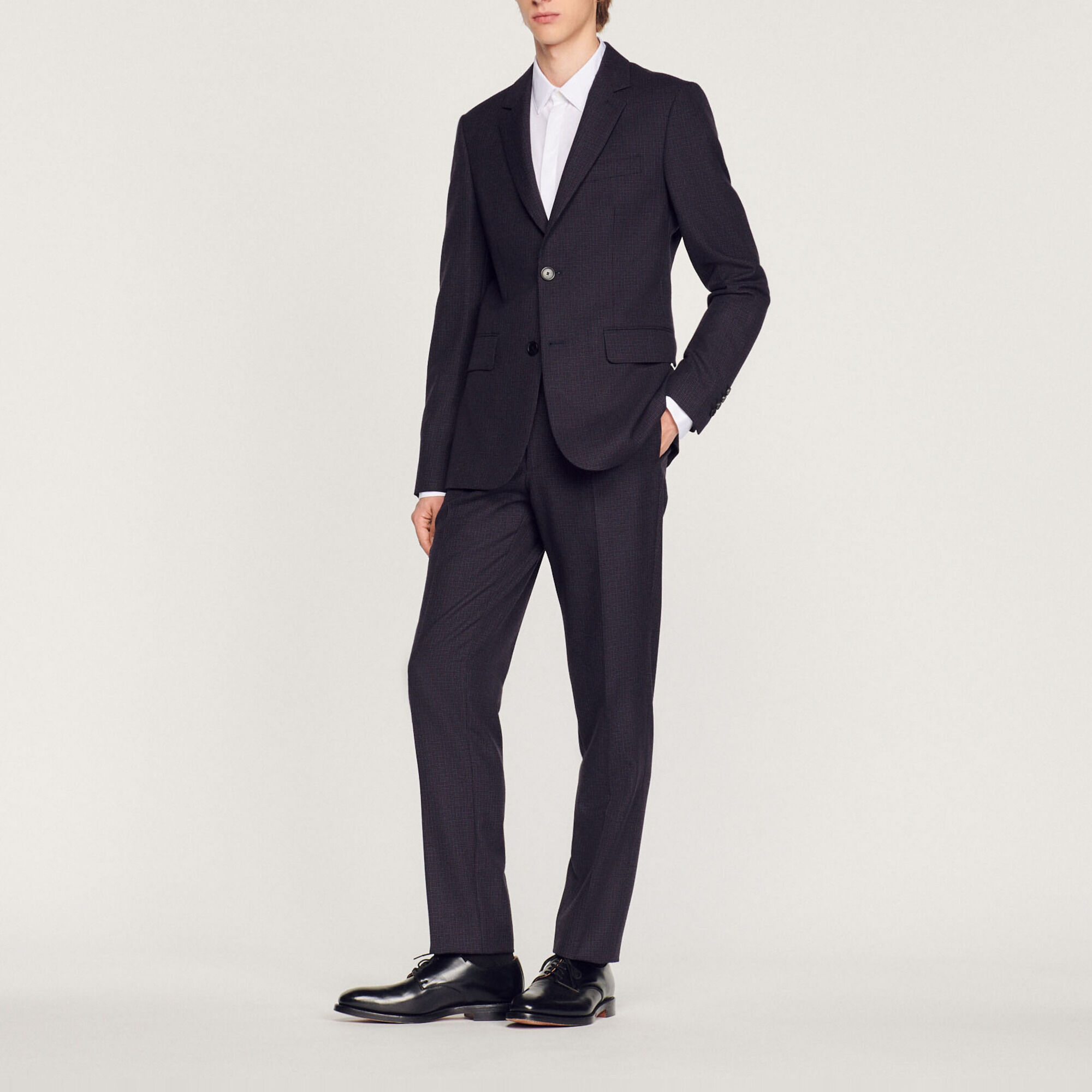 Virgin wool suit jacket
