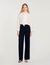 Cropped silk shirt